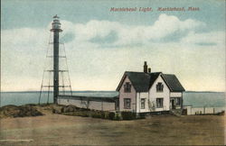 Marblehead Light Massachusetts Postcard Postcard Postcard