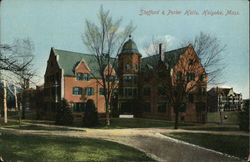 Stafford and Porter Halls Holyoke, MA Postcard Postcard Postcard