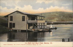 La Belle Lak Boat Club Postcard