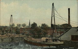 View from Weir Bridge Looking North Weir Village, MA Postcard Postcard Postcard