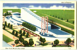 Hall Of Fashion 1939 NY World's Fair Postcard Postcard