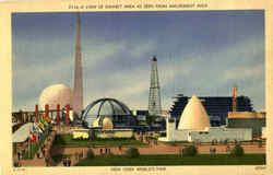 Exhibit Area From Amusement Area Postcard