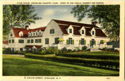 Club House, E. Colvin Street Syracuse, NY Postcard Postcard