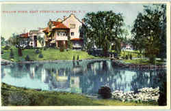 Willow Pond , East Avenue Postcard