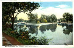 Wingfield Park And Truckee River Reno, NV Postcard Postcard