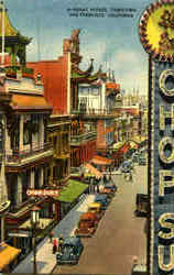 Grant Avenue, Chinatown Postcard