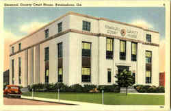 Emanuel County Court House Postcard