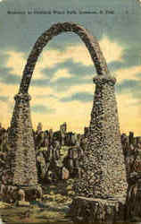 Archway In Petrified Wood Park Postcard