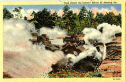 Tank Attack The Infantry School Fort Benning, GA Postcard Postcard