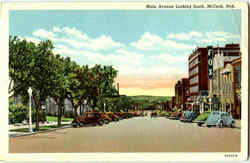 Main Avenue Looking South McCook, NE Postcard Postcard