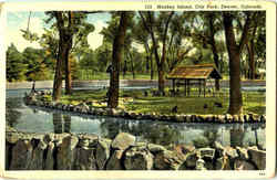 Monkey Island, City Park Denver, CO Postcard Postcard