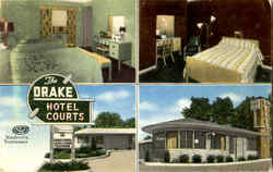 The Orake Hotel Courts Postcard