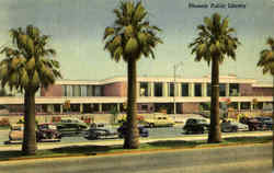 Phoenix Public Library Arizona Postcard Postcard