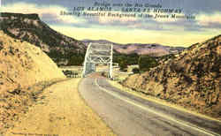 Bridge Over The Rio Grande, Sangre de Cristos Postcard