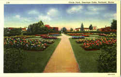 Deerings Oaks, Circle Park Postcard