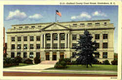 Guilford County Court House Postcard