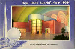 The Contemporary Arts Building 1939 NY World's Fair Postcard Postcard