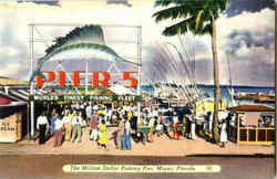 The Million Dollar Fishing Pier Postcard