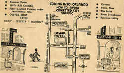 Coming Into Orlando Lamar Hotel Florida Postcard Postcard