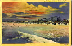 Sunset Jacksonville, FL Postcard Postcard