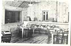 Main Dining Room Acadian Camps And Apartments Postcard