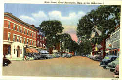 Main Street Great Barrington, MA Postcard Postcard