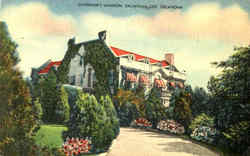 Governor's Mansion Oklahoma City, OK Postcard Postcard