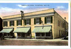 Washington Hotel Watertown, WI Postcard Postcard