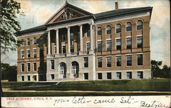 Free Academy Utica, NY Postcard Postcard Postcard