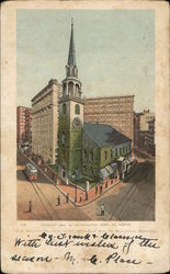 Old South Church with New Old South Building Boston, MA Postcard Postcard Postcard