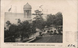 Soldiers and Sailors Monument Postcard