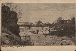 Saugerties Falls New York Postcard Postcard Postcard