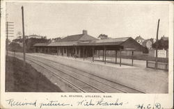 R.R. Station Atlantic, MA Postcard Postcard Postcard