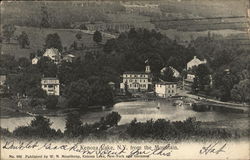 View from the Mountain Kenoza Lake, NY Postcard Postcard Postcard