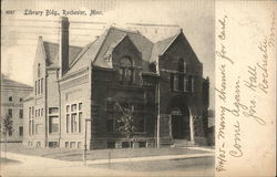 Library Building Rochester, MN Postcard Postcard Postcard