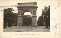 Washington Arch Postcard