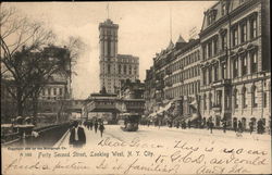 Forty Second Street, Looking West Postcard