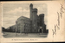 13th Regiment Armory N.G. N.Y. Postcard