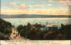 The Landing, Sea Cliff, LI New York Postcard Postcard Postcard