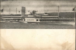 S.S. Albany - Hudson River Day Line Riverboats Postcard Postcard Postcard