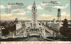 Dreamland - Chutes, Coney Island New York, NY Postcard Postcard Postcard