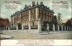 Carnegie Mansion Postcard