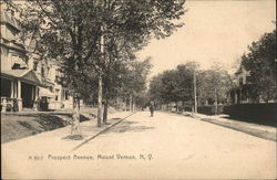 Looking Along Prospect Avenue Mount Vernon, NY Postcard Postcard Postcard