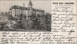 Sacred Heart Sanitarium Milwaukee, WI Postcard Postcard Postcard