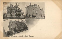 Greetings from Fort Scott, Kansas Postcard