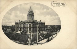 View of Court House Omaha, NE Postcard Postcard Postcard