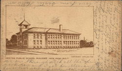 Hector Public School Building (Now Being Built) Minnesota Postcard Postcard Postcard