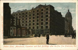 Palace Hotel, Monadock, Examiner and Call Buildings After The Fire San Francisco, CA Postcard Postcard Postcard