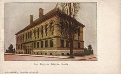 Portland Library Postcard