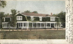 Club House, Rock Island Arsenal Golf Club Illinois Postcard Postcard Postcard